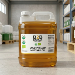 Cold-Pressed Mustard (Sarson) Oil (5-Gallon Jerry Can)
